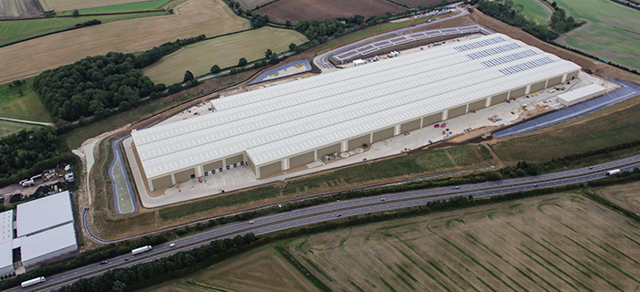 Midlands based civil engineering contractor providing groundworks services at Primark’s Thunderbird 2 Retail Distribution Centre in Northamptonshire, East Midlands