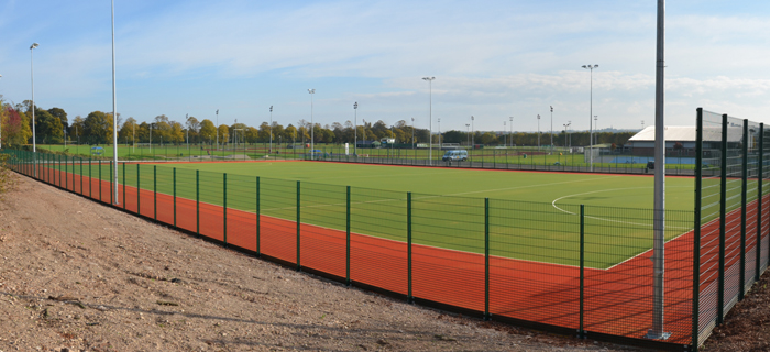 Civil engineering and groundworks contractor provides earthworks and sports pitch installation services at Burton Hockey Club in the West Midlands