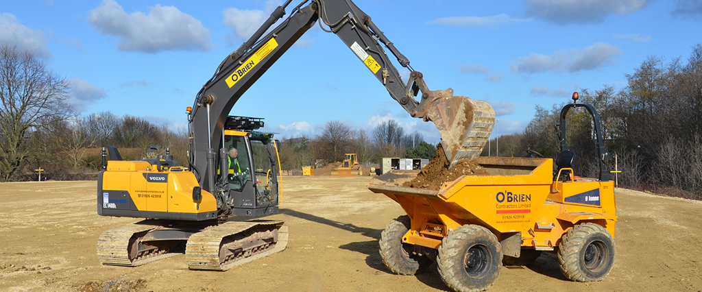 West Midlands based civil engineering contractor provides groundworks services at Project Gazelle in Bedfordshire.