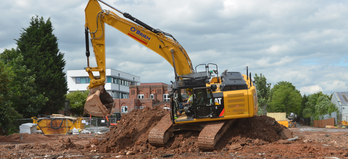 Civil engineering and groundworks contractor provides earthworks and 3G sports pitch installation services at Perry Beeches V School in Birmingham, West Midlands.