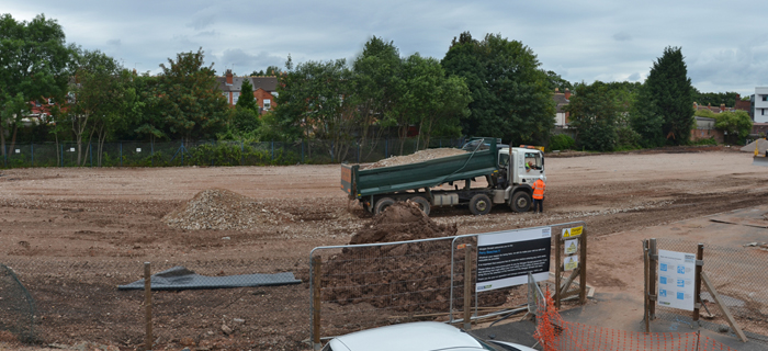 Civil engineering and groundworks contractor provides earthworks and 3G sports pitch installation services at Perry Beeches V School in Birmingham, West Midlands.