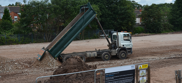 Civil engineering and groundworks contractor provides earthworks and 3G sports pitch installation services at Perry Beeches V School in Birmingham, West Midlands.