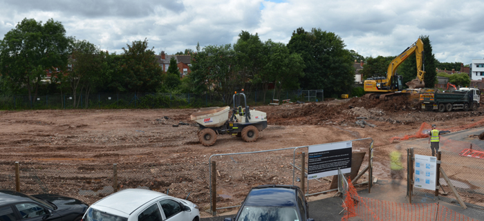 Civil engineering and groundworks contractor provides earthworks and 3G sports pitch installation services at Perry Beeches V School in Birmingham, West Midlands.