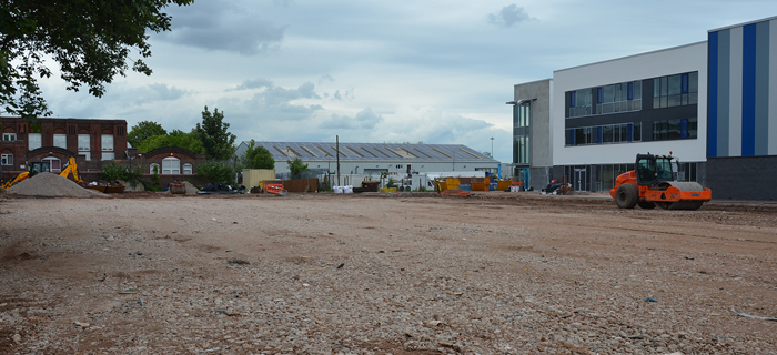 Civil engineering and groundworks contractor provides earthworks and 3G sports pitch installation services at Perry Beeches V School in Birmingham, West Midlands.