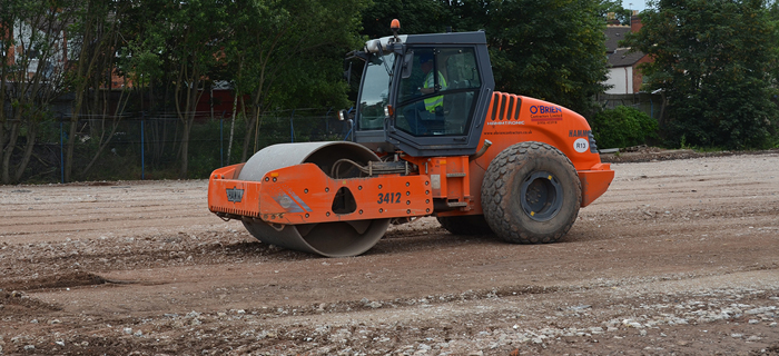 Civil engineering and groundworks contractor provides earthworks and 3G sports pitch installation services at Perry Beeches V School in Birmingham, West Midlands.