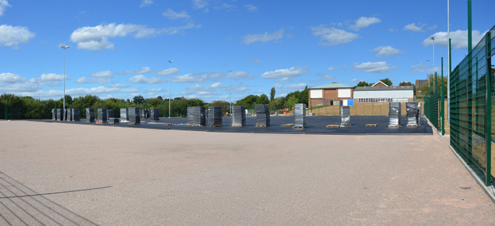 Installation of a 3G synthetic surface for Warden Park Academy by sports pitch construction specialist, O’Brien Sports