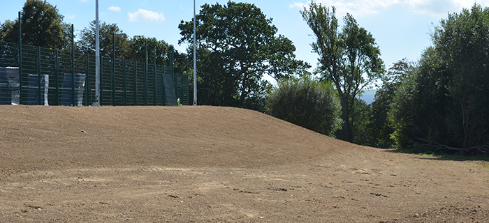 Installation of a 3G synthetic surface for Warden Park Academy by sports pitch construction specialist, O’Brien Sports