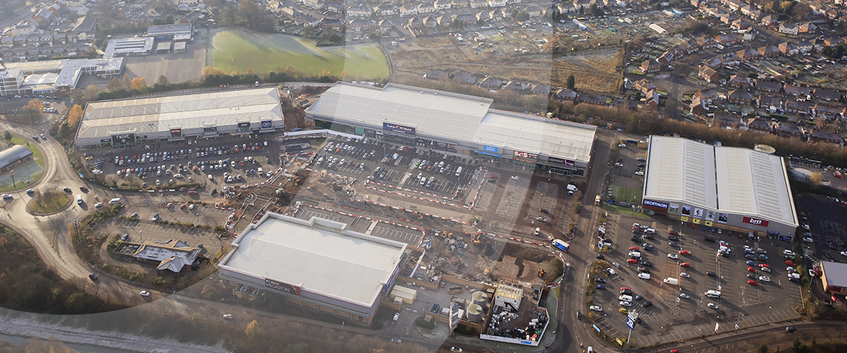 Civil engineering specialist, providing groundworks services at RG Group’s Gallagher Retail Park scheme in the West Midlands.