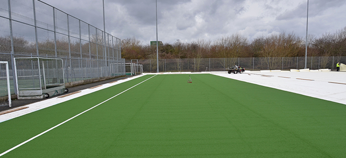 Civil engineering and groundworks contractor provides earthworks and sports pitch installation services at Bridge Street Sports Centre in the South West