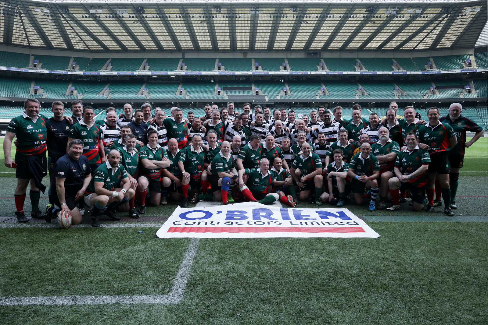 Veseyans Rugby Club Thank O’Brien for Charity Match Sponsorship at Twickenham