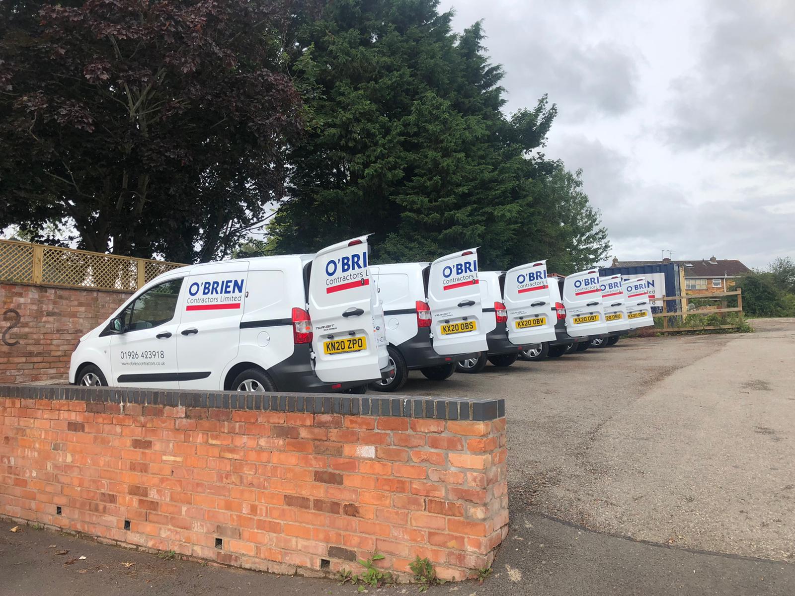 O’Brien Enhance Fleet with Delivery of New Vans