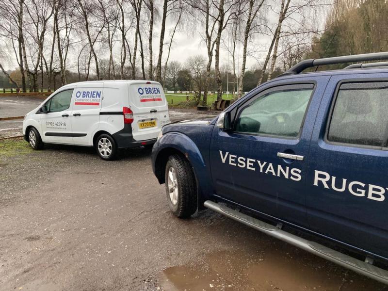 O’Brien Support Veseyans Rugby Club in time for Christmas!