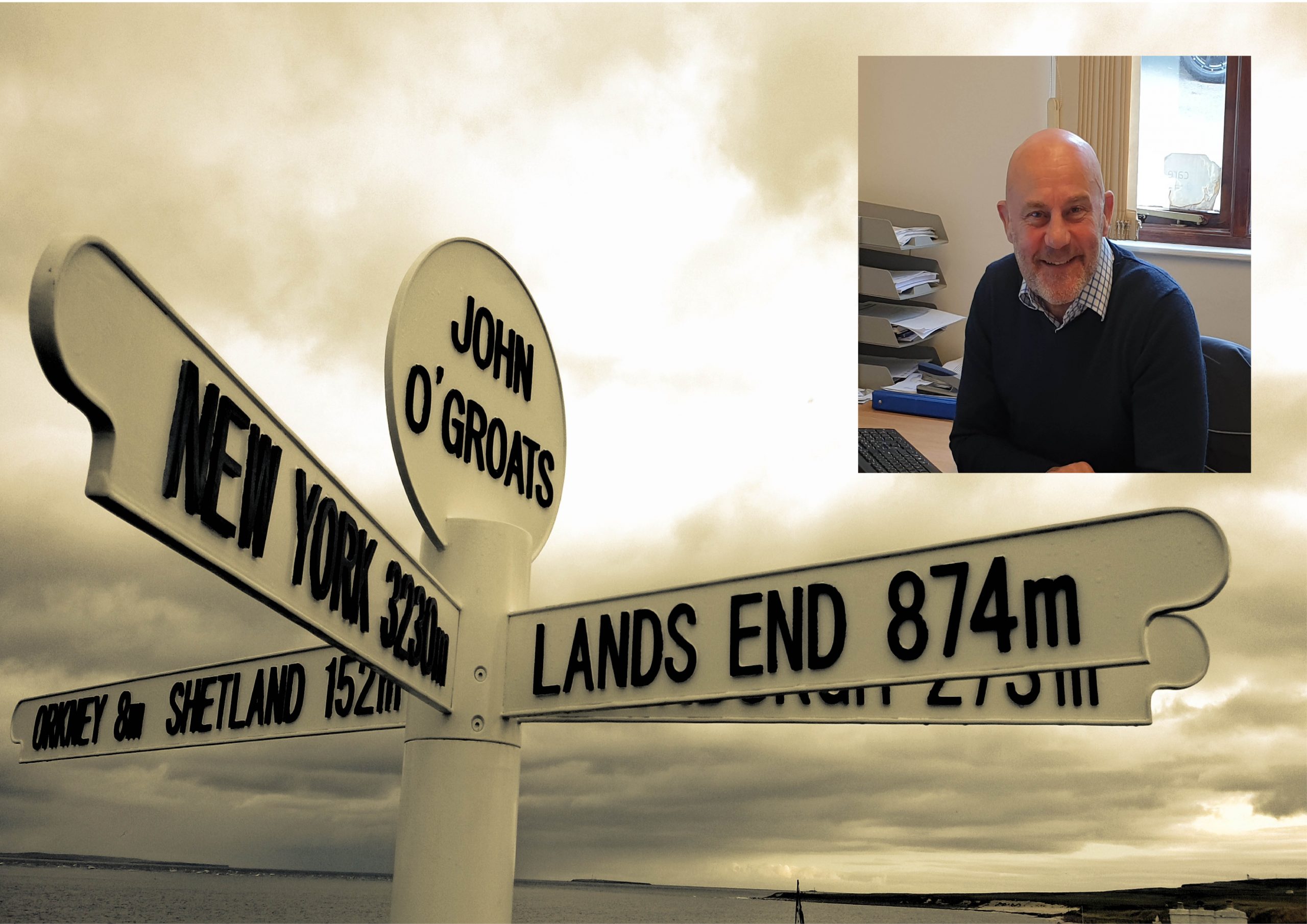 Director Stuart Chamberlain to take on the LEJOG Lands End to John O’Groats Cycling Challenge for Charity